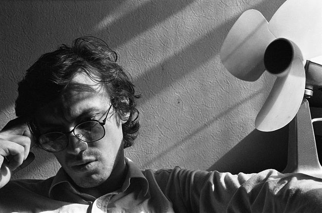 Андрей Безукладников. Портреты. Поэт Виталий Кальпиди. 1986